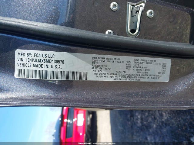 2021 JEEP CHEROKEE 1C4PJLMX6MD130576 Photo 8