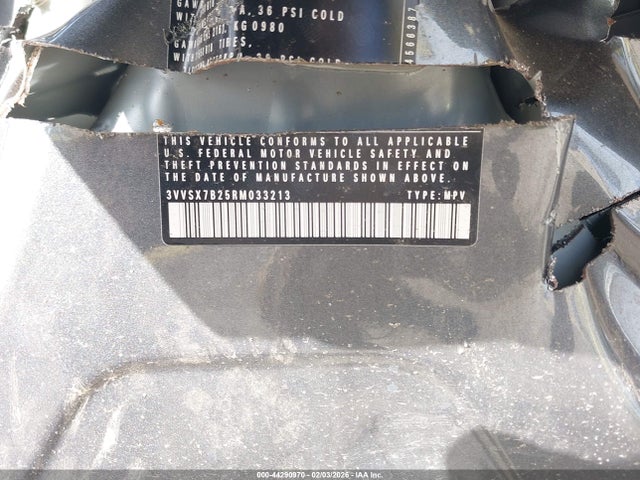 Aukcja sprzedaży 2024 Volkswagen Taos 1.5t Se, vin: 3VVSX7B25RM033213, numer aukcji: 44290970