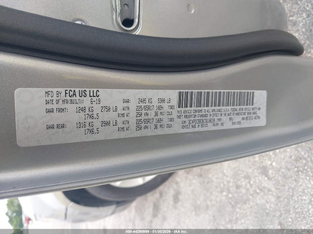 2019 DODGE JOURNEY 3C4PDCBB3KT810618 Photo 8