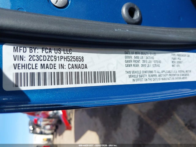 2023 DODGE CHALLENGER 2C3CDZC91PH525658 Photo 8