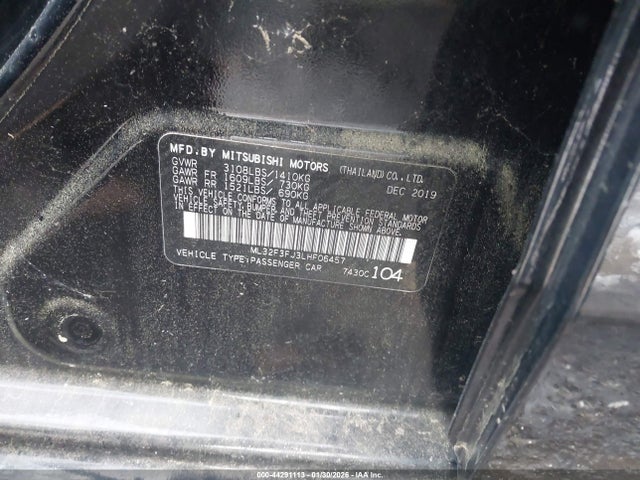 2020 MITSUBISHI MIRAGE G4 ML32F3FJ3LHF06457 Photo 8