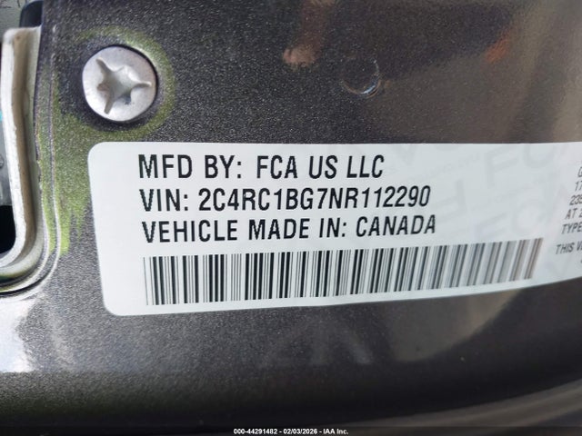2022 CHRYSLER PACIFICA 2C4RC1BG7NR112290 Photo 8