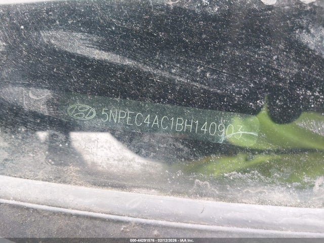 44291576 :رقم المزاد ، 5NPEC4AC1BH140903 vin ، 2011 Hyundai Sonata Se مزاد بيع