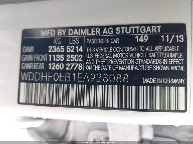 2014 MERCEDES-BENZ E 250 BLUETEC WDDHF0EB1EA938088 Photo 8