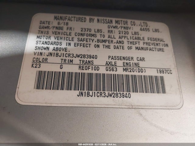 2018 NISSAN ROGUE SPORT JN1BJ1CR3JW283940 Photo 8