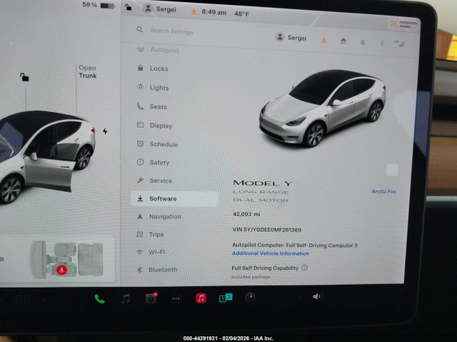 2021 TESLA MODEL Y 5YJYGDEE0MF261369 Photo 6