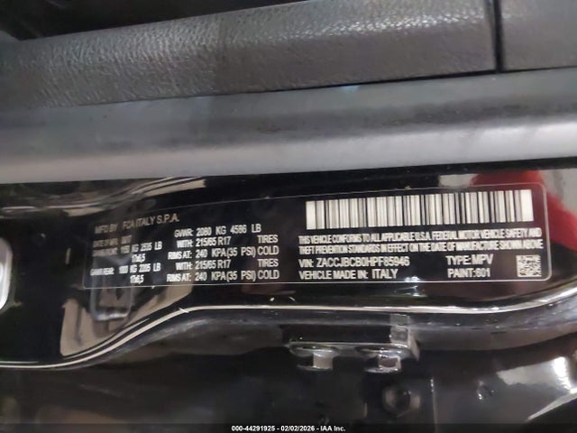 ZACCJBCB0HPF85946 Jeep Renegade Trailhawk 4x4