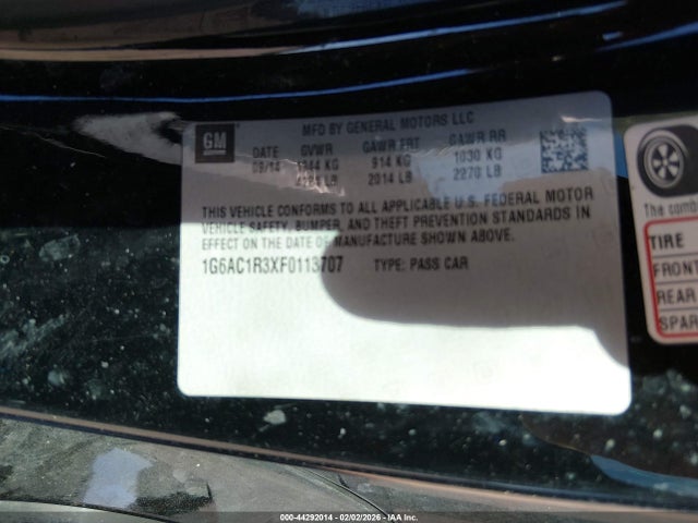 2015 CADILLAC ATS 1G6AC1R3XF0113707 Photo 8