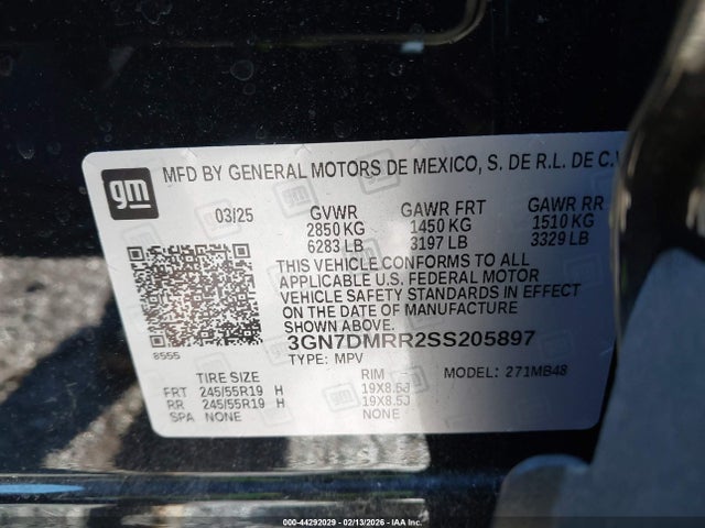 Chevrolet Equinox Ev Lt 1 2025 3GN7DMRR2SS205897 Image 9