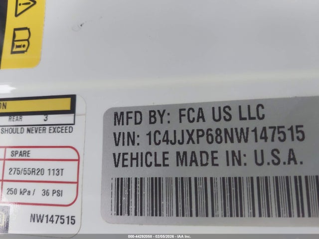 2022 JEEP WRANGLER 4XE 1C4JJXP68NW147515 Photo 8