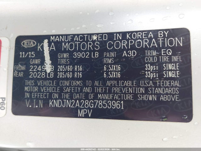 KNDJN2A28G7853961 KIA Soul