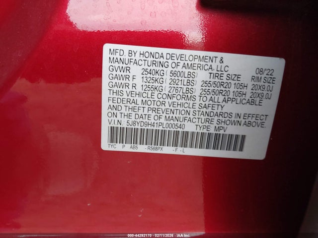 2023 ACURA MDX 5J8YD9H41PL000540 Photo 8