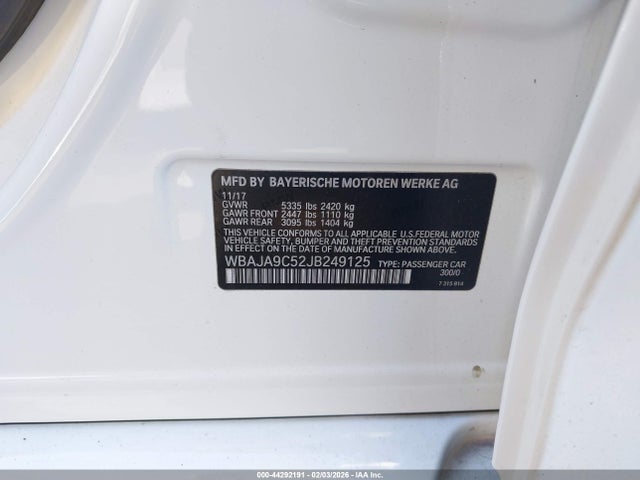 WBAJA9C52JB249125 BMW 530e Iperformance