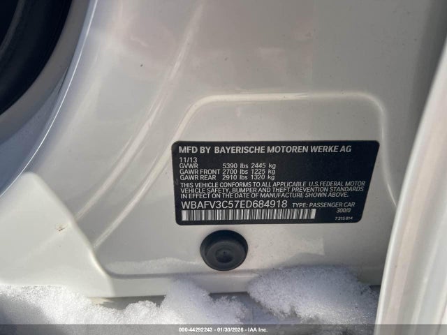 2014 BMW 535D WBAFV3C57ED684918 Photo 8