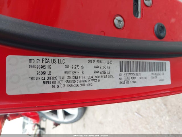 2016 DODGE CHALLENGER 2C3CDZBT3GH138123 Photo 8