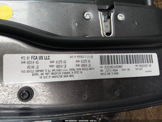 Chrysler 300 300s 2019 2C3CCABG1KH559807 Image 9