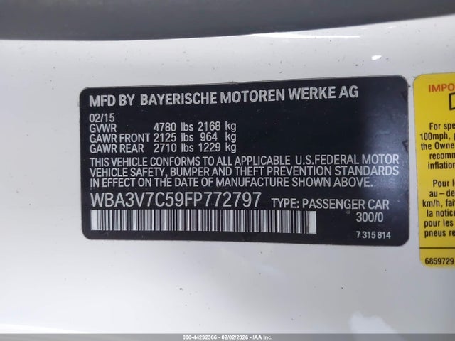 2015 BMW 428I WBA3V7C59FP772797 Photo 8