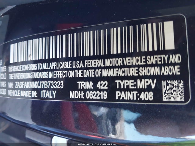 ZASFAKNNXJ7B73323 Alfa Romeo Stelvio Ti Sport Awd