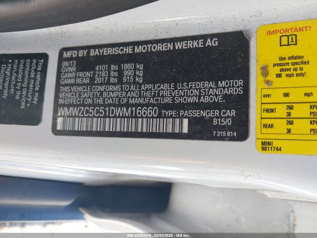 2013 MINI COUNTRYMAN WMWZC5C51DWM16660 Photo 8