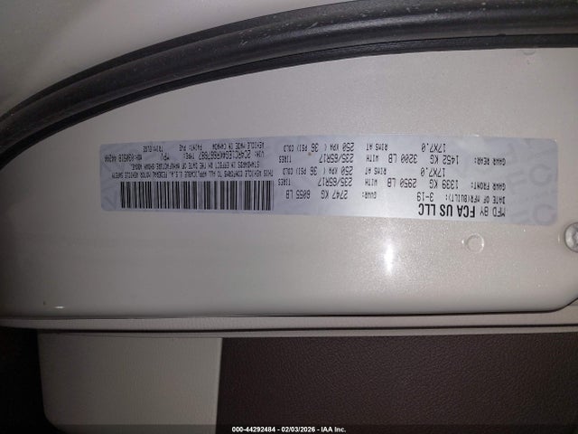 2019 Chrysler Pacifica Touring L Plus მანქანა იყიდება აუქციონზე, vin: 2C4RC1EG4KR667687, აუქციონის ნომერი: 44292484
