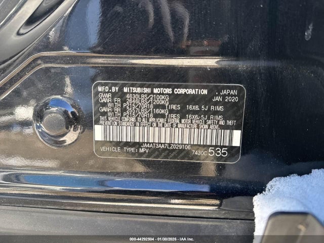 2020 MITSUBISHI ECLIPSE CROSS JA4AT3AA7LZ029106 Photo 8