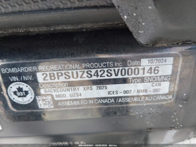 Ski Doo Other 2025 2BPSUZS42SV000146 Image 9