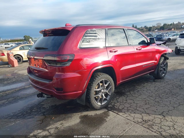 Продажа на аукционе авто 2021 Jeep Grand Cherokee 80th Anniversary 4x4, vin: 1C4RJFBG4MC502922, номер лота: 44292677