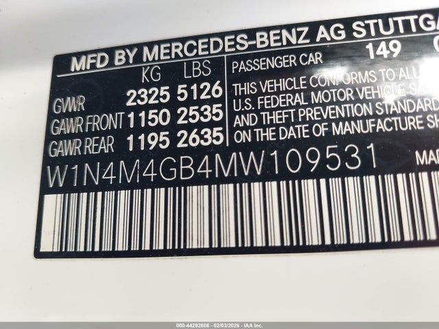2021 MERCEDES-BENZ GLB 250 W1N4M4GB4MW109531 Photo 8