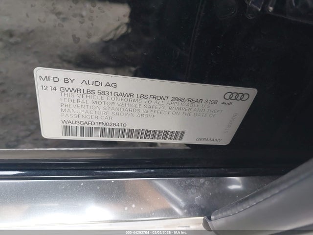 2015 AUDI A8 L WAU3GAFD1FN028410 Photo 8
