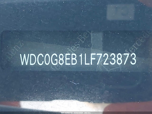 2020 MERCEDES-BENZ GLC 300 WDC0G8EB1LF723873 Photo 8