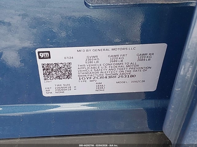 2024 CADILLAC XT4 1GYFZCR43RF253180 Photo 8