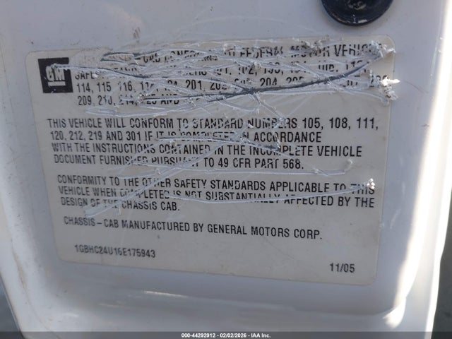 2006 CHEVROLET SILVERADO 2500HD 1GBHC24U16E175943 Photo 8