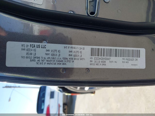 2C3CDXHG3KH526427 Dodge Charger Gt Rwd