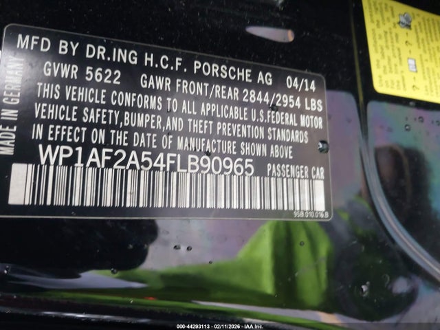 2015 PORSCHE MACAN WP1AF2A54FLB90965 Photo 8