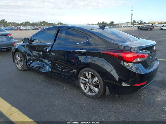 2016 Hyundai Elantra Limited მანქანა იყიდება აუქციონზე, vin: 5NPDH4AE6GH688594, აუქციონის ნომერი: 44293532