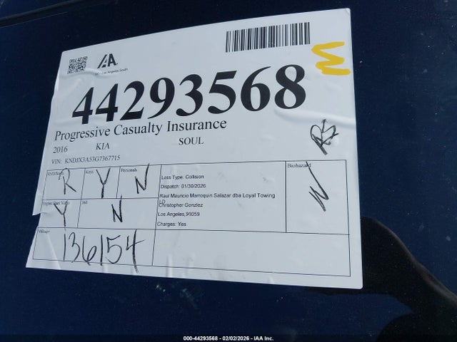 KNDJX3A53G7367715 KIA Soul !