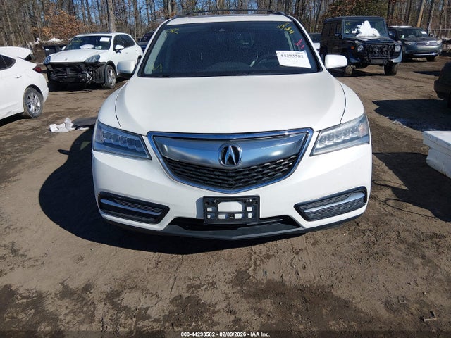 44293582 :رقم المزاد ، 5FRYD4H4XGB049867 vin ، 2016 Acura Mdx Technology   Acurawatch Plus Packages/technology Package مزاد بيع