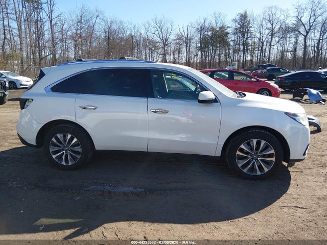 44293582 :رقم المزاد ، 5FRYD4H4XGB049867 vin ، 2016 Acura Mdx Technology   Acurawatch Plus Packages/technology Package مزاد بيع