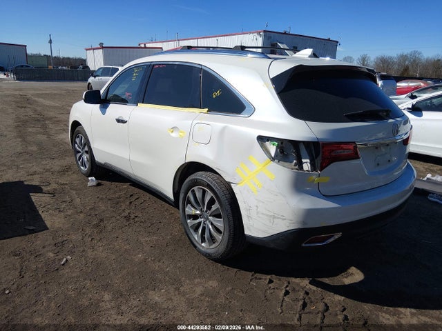 44293582 :رقم المزاد ، 5FRYD4H4XGB049867 vin ، 2016 Acura Mdx Technology   Acurawatch Plus Packages/technology Package مزاد بيع