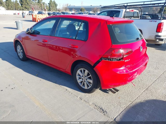 3VW117AU3HM031261 Volkswagen Golf Tsi S 4-door/tsi Wolfsburg Edition 4-door