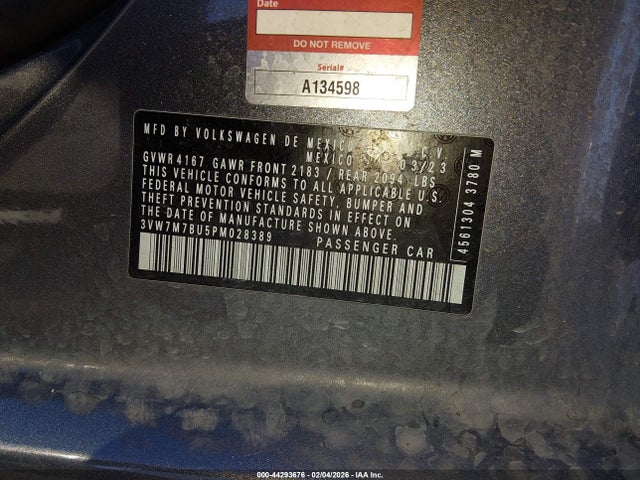 2023 VOLKSWAGEN JETTA 3VW7M7BU5PM028389 Photo 8