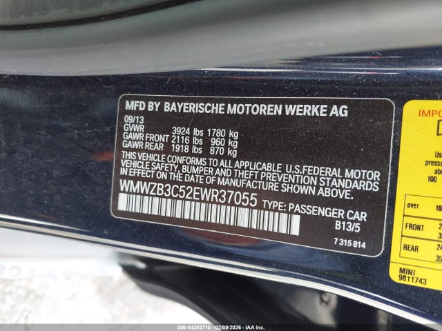 2014 MINI COUNTRYMAN WMWZB3C52EWR37055 Photo 8