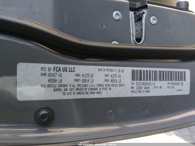 2019 CHRYSLER 300 2C3CCARG2KH531116 Photo 8