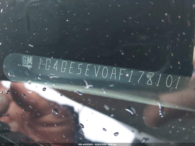Продаж на аукціоні авто 2010 Buick Lacrosse Cxs, vin: 1G4GE5EV0AF178101, номер лоту: 44293893