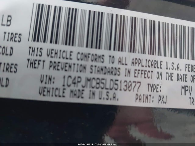 2020 JEEP CHEROKEE 1C4PJMCB5LD513077 Photo 8