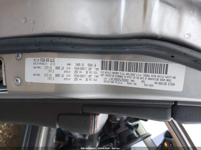 2015 JEEP CHEROKEE 1C4PJMBS5FW756592 Photo 8