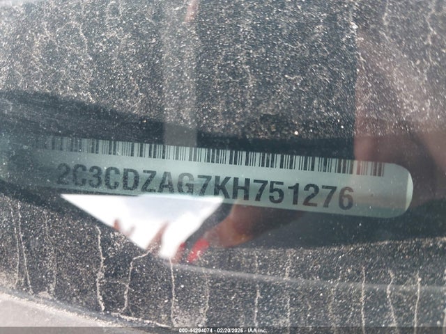 2C3CDZAG7KH751276 Dodge Challenger Sxt