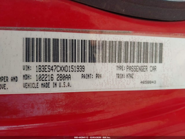 1999 DODGE NEON 1B3ES47CXXD151939 Photo 8