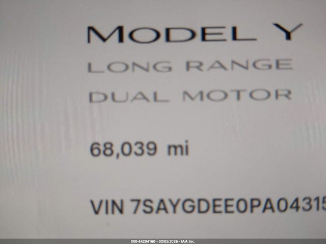 2023 TESLA MODEL Y 7SAYGDEE0PA043159 Photo 6