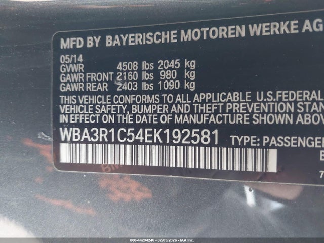 2014 BMW 435I WBA3R1C54EK192581 Photo 8
